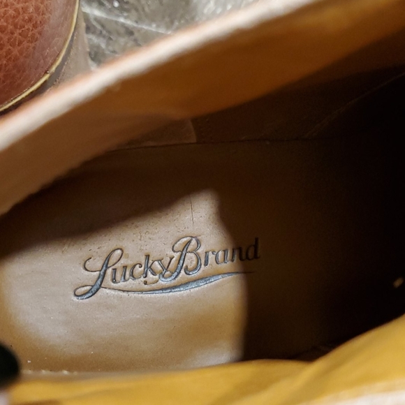 Lucky Brand Ehllen leather ankle boots size 10 - Picture 8 of 10